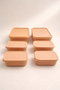 Hermia Set de 6 Cajas de Almacenamiento Rosa